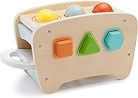 Vista 4 de Yaxa Basics Musical Pounding Bench With Xylophone and Shape Sorter Educational Toy for Toddlers, Developmental Learning Toy, Age 18M+, Boy Girl