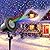 Outdoor Firefly Lights Projector, AIRIVO 3 Color Motion Star Light Show Garden Lights Laser Projector, Moving RGB Christmas Projector Lights Waterproof with Remote Control for Home, Patio, Landscape