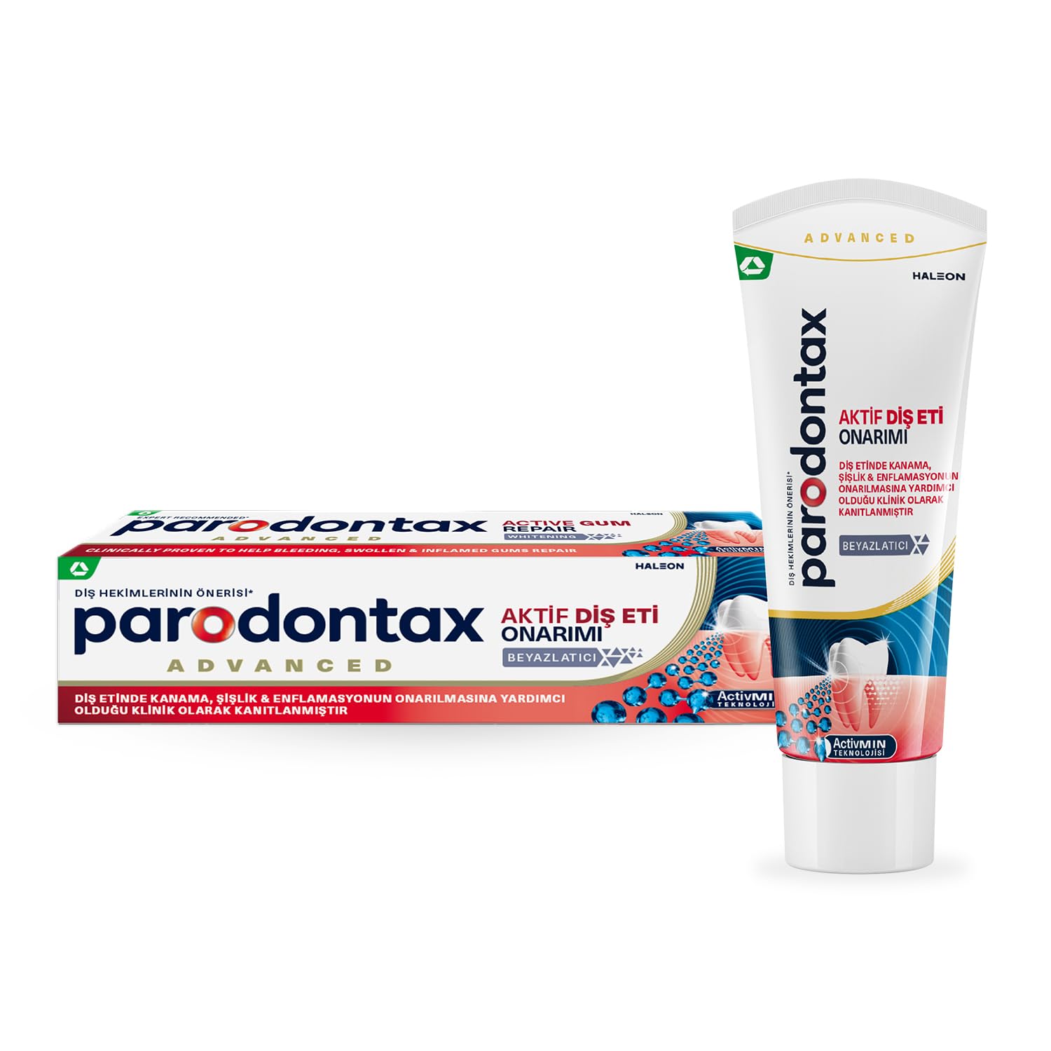 Parodontax Aktif Diş Eti Onarımı Beyazlatıcı Diş Macunu 75 ml