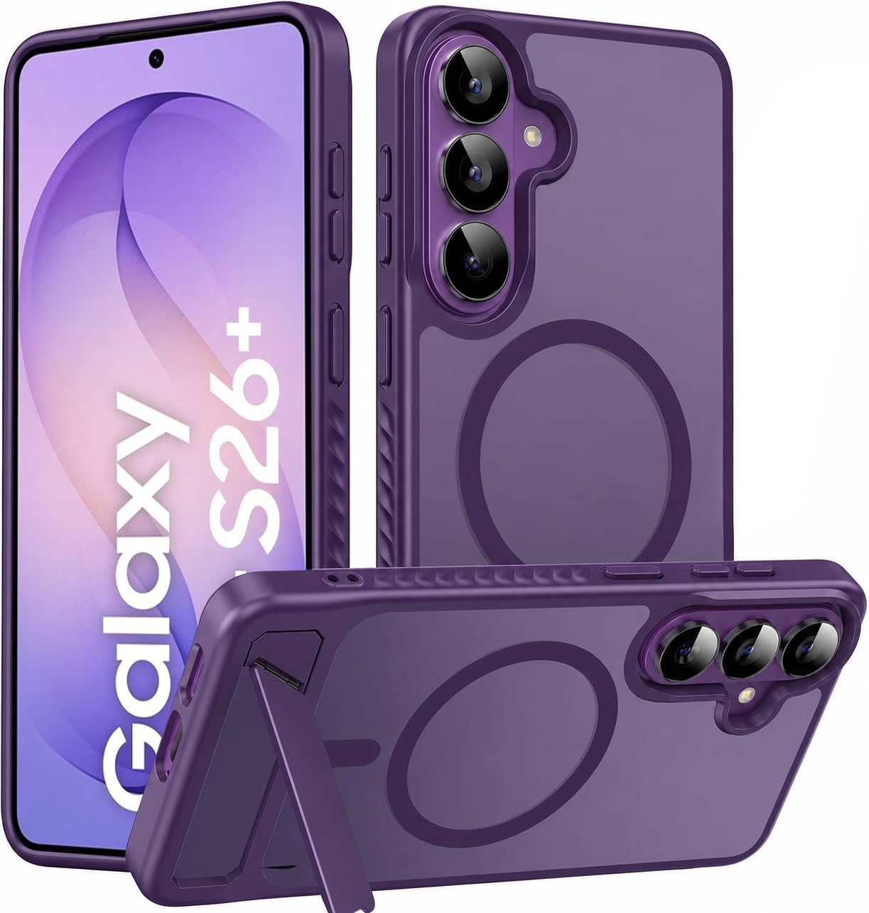 Elzzi Magnetic Case for Samsung S25 Ultra - Kickstand & Mag-Safe -14