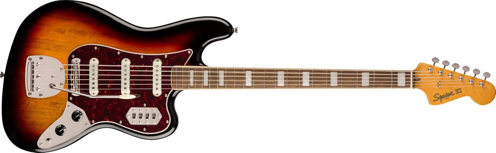 Squier by Fender Classic Vibe Bass VI - Laurel - Sunburst de 3 colores
