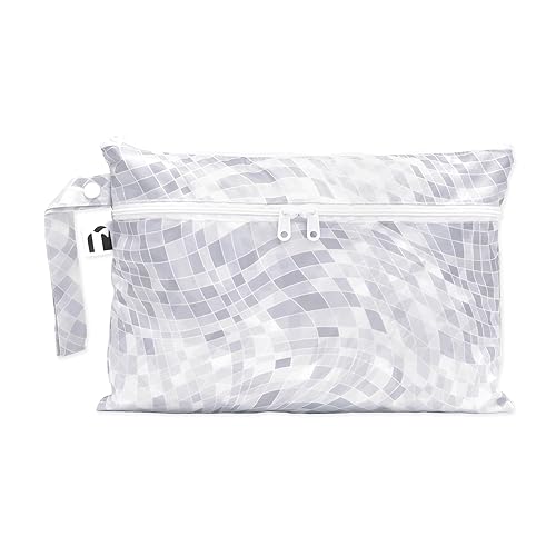 Miniatura 34 de Bumkins Bolsa impermeable para bebé, viaje, traje de baño, pañales de tela, piezas de bomba, piscina, playa, ropa de gimnasio, artículos de tocador,