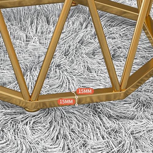 Taburete de maquillaje blanco moderno silla acolchada de dormitorio y sala de estar 7