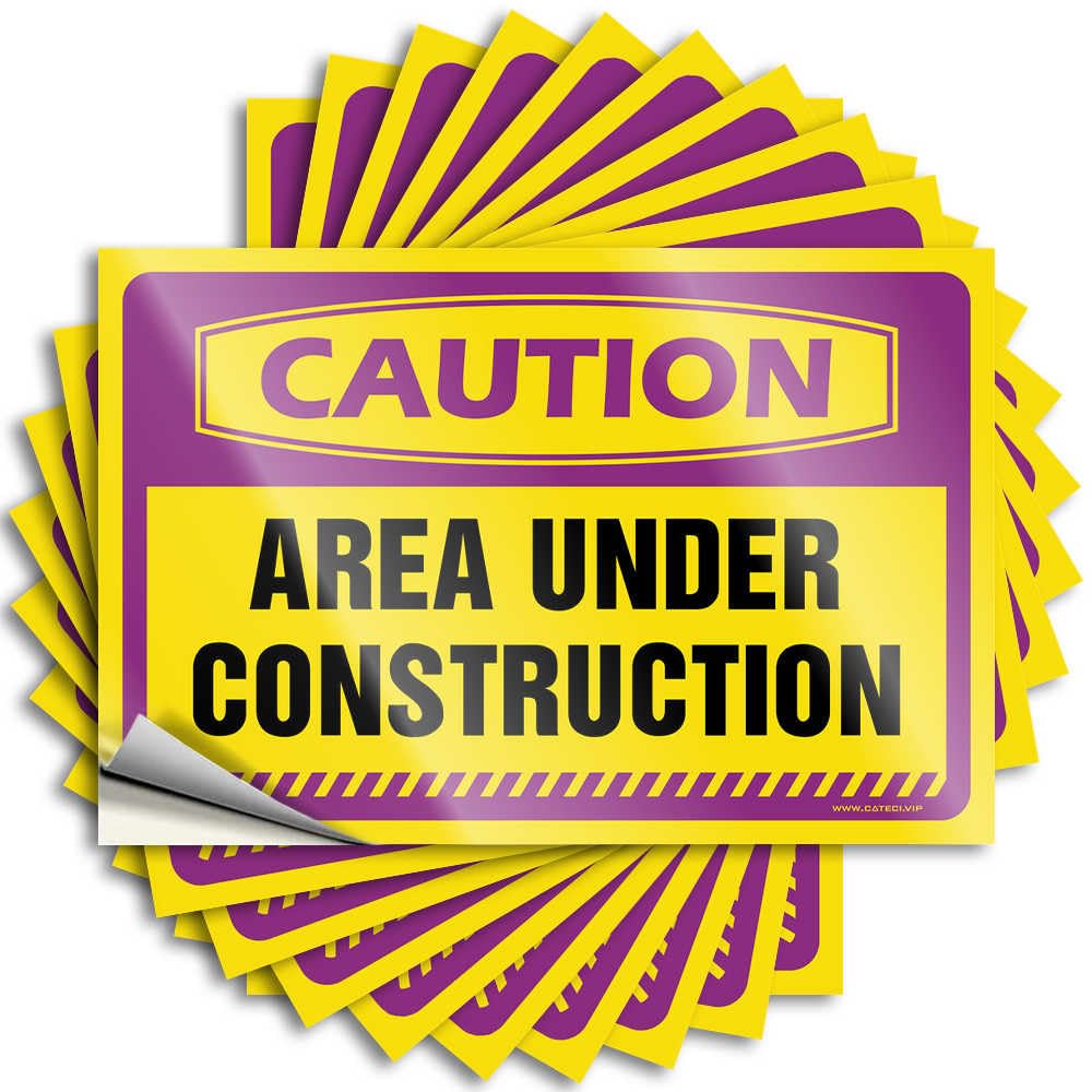 Tattoos Fluffy, Interesting Wall Caution Area Under Construction | Bar Room Decor(12X18CM)