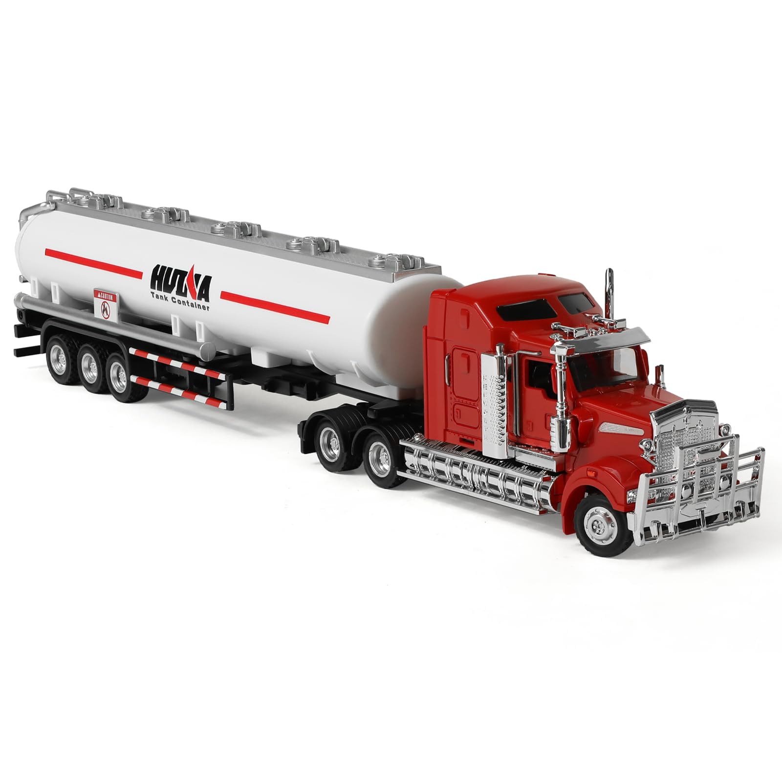 Tanker Semi Truck Toy, 1/50 Scale Kenworth W900 Diecast Model Trucks, Alloy Metal Semi Tr…