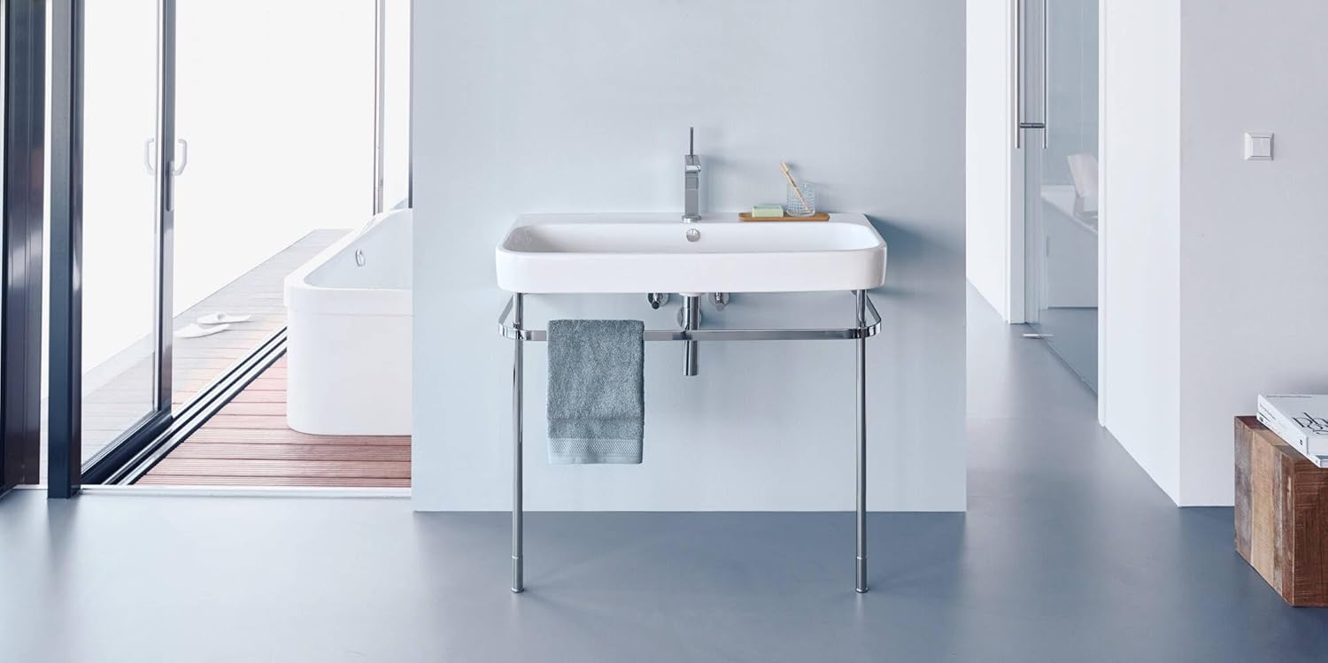 Duravit 0030761000 Happy D.2 Metal Console with Adjustable Height