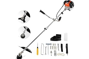 Coocheer 42.7cc Weed Eater Gas Powered 2-in-1 Cordless Grass Trimmer/Edger