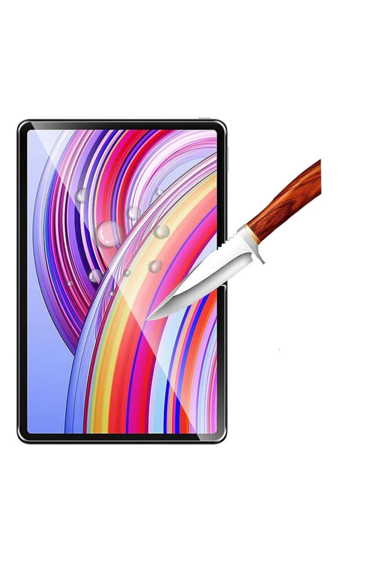CONSTRAIN - Xiaomi ile uyumlu Poco Pad/Xiaomi Redmi Pad Pro 12.1 İnç Tablet Kılıfı + Ekran Koruyucu + Kalem 3'lü Set - Lacivert