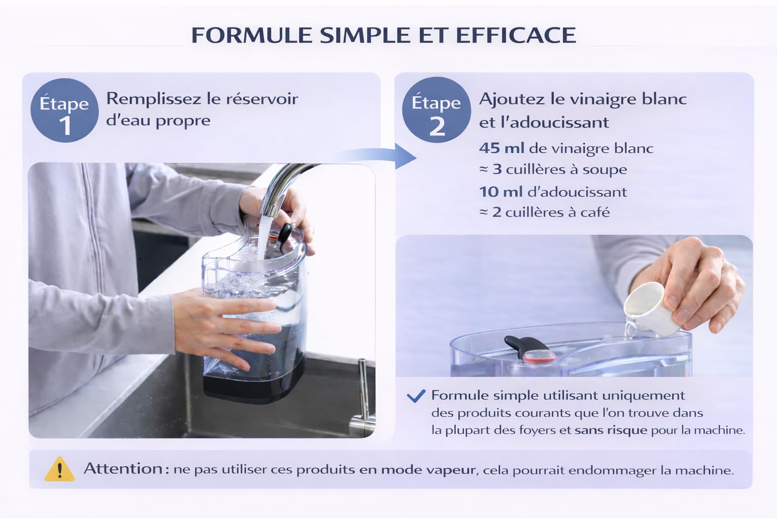 AquavexPro™ Ultra – Nettoyeur Injecteur Extracteur 1700W - 4 en 1 - Eau Froide/Chaude 65 °C & Vapeur 100 °C, Réservoirs 1.8L+1.1L - Shampouineuse Canapé, Tapis, Sièges Auto, Surfaces Dures, Vitres