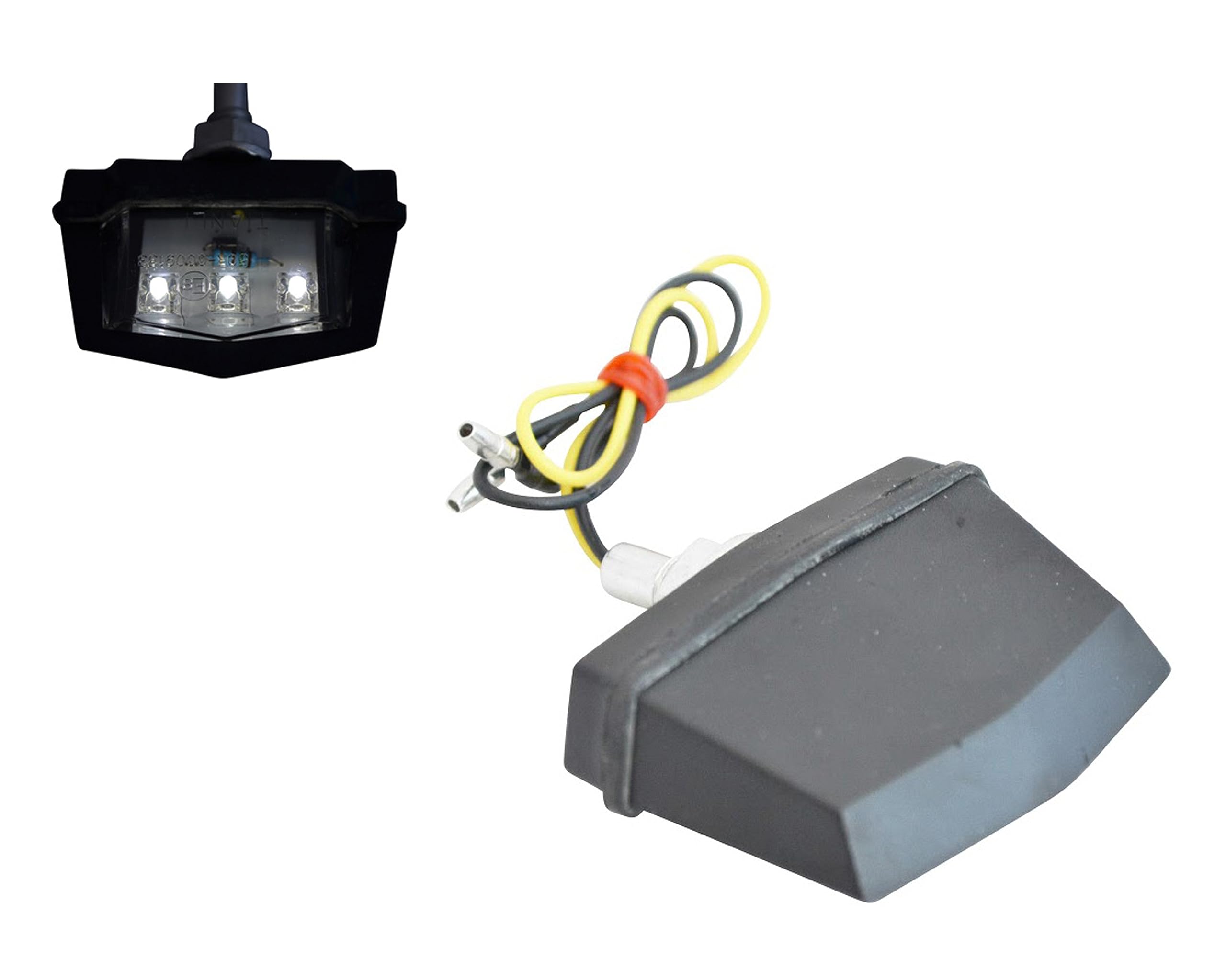 Alchemy Parts Moto 3 LED Numéro/Éclairage Plaque Immatriculation