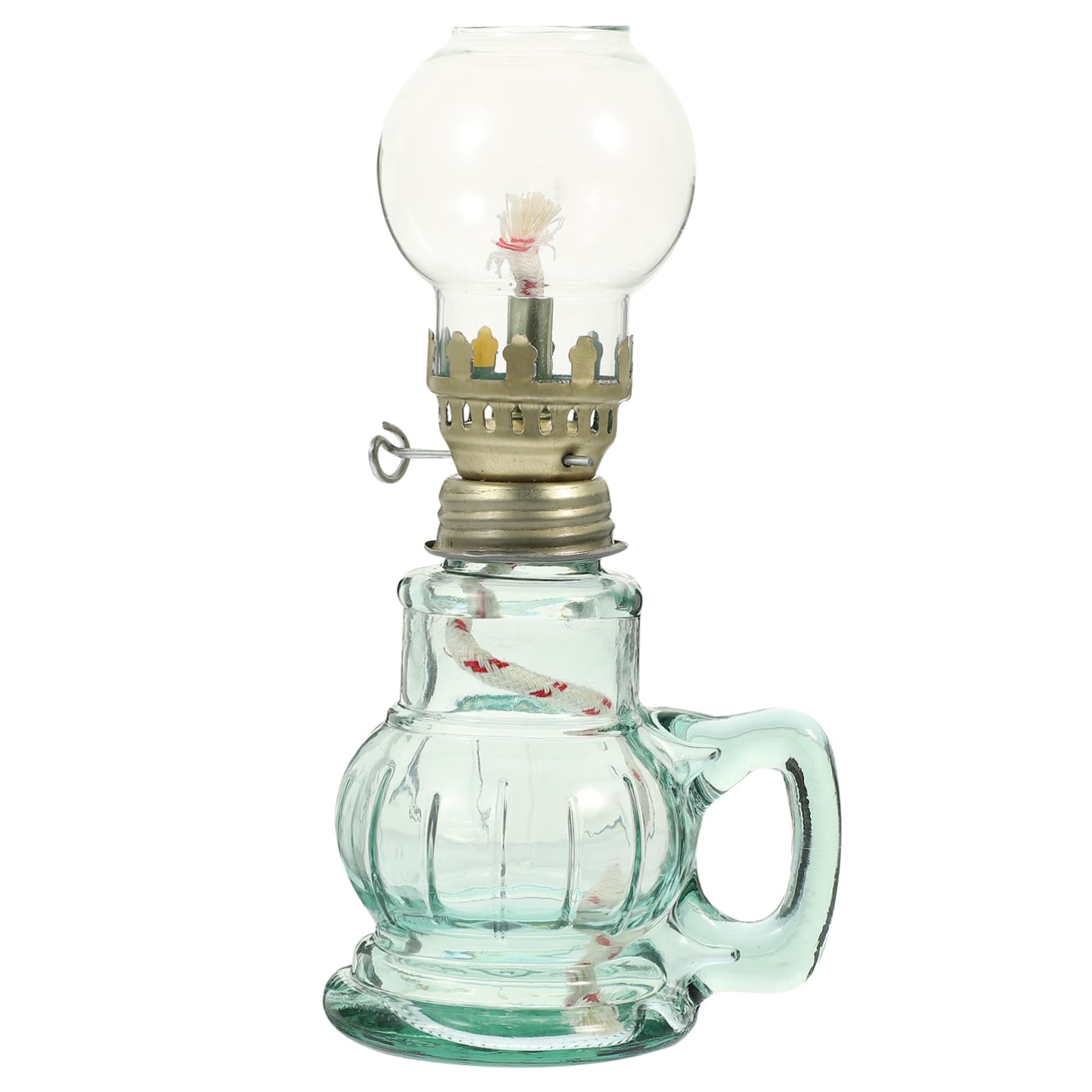 Amazon.co.jp: Cabilock レトロなデザインのガラス製灯油ランプ