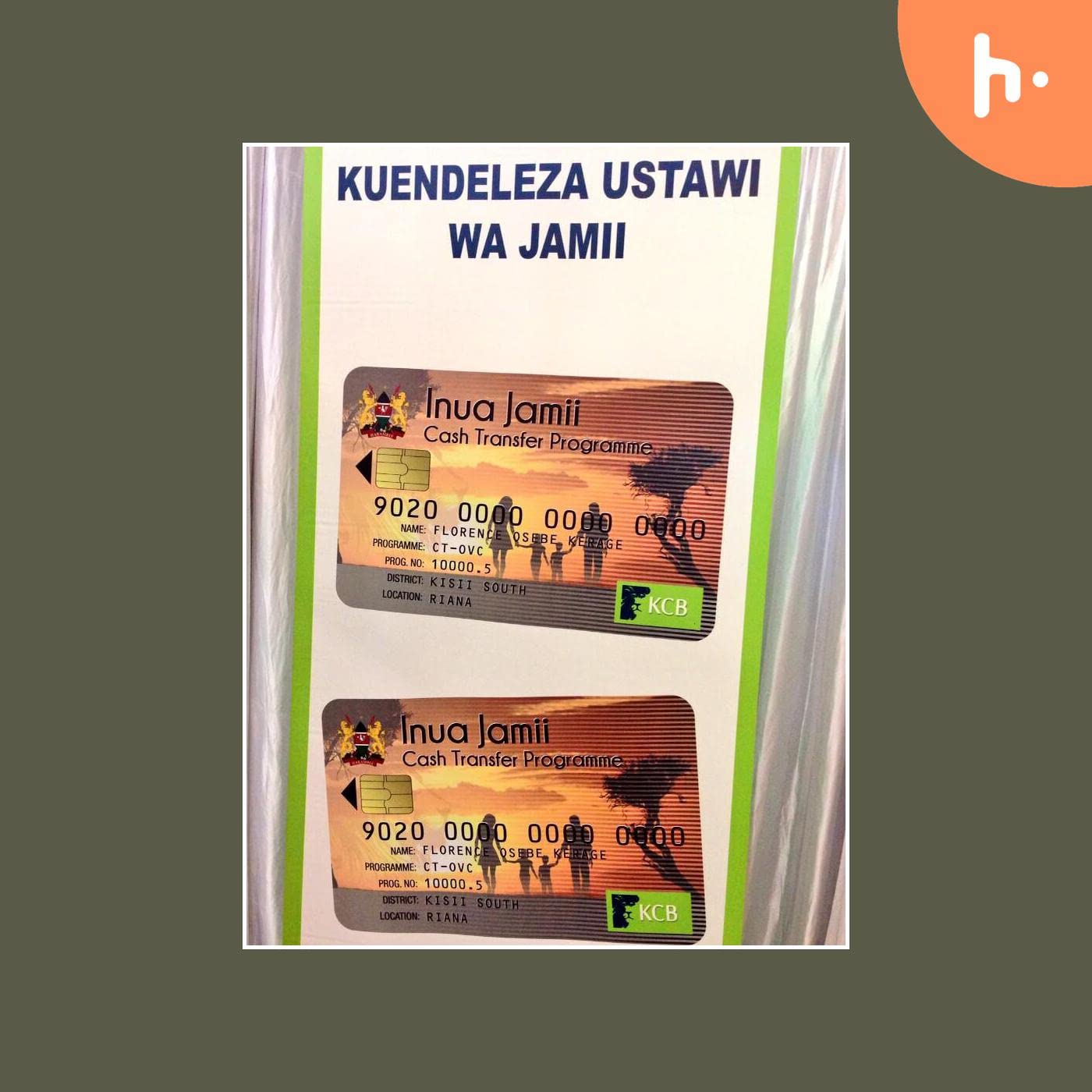 INUA JAMII PROGRAM -KCB BANK PORT VICTORIA