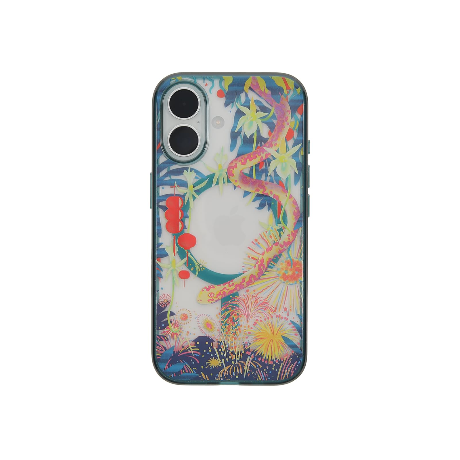 OtterBox Capa para iPhone 16 Lumen Series - Ano da cobra verde
