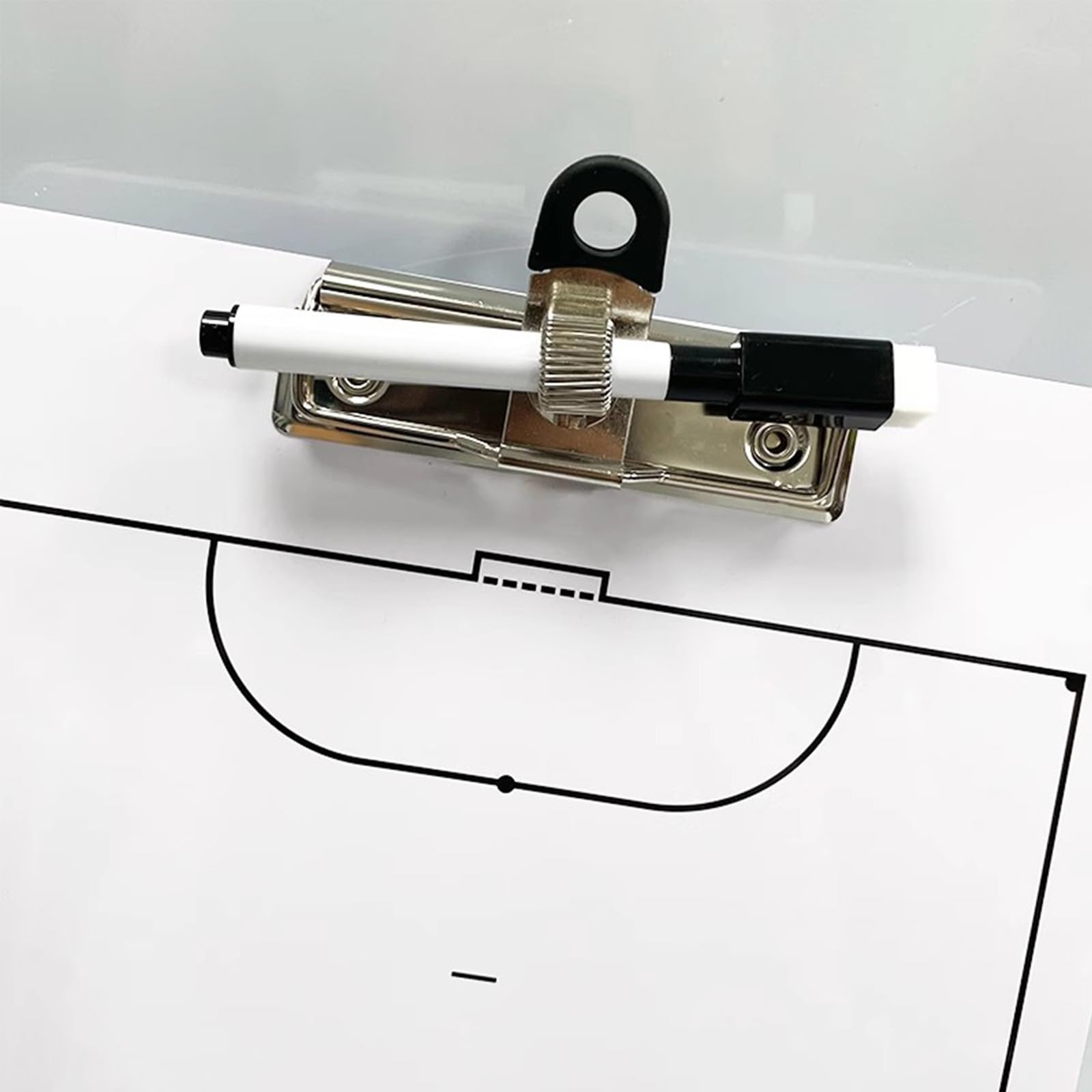 Lavagna Tattica per Il Futsal, Lavagna Portatile Allenatore Calcio, Portablocco per Allenatore, Lavagnetta Strategie, Doppia Faccia, per Le Gare di Allenamento