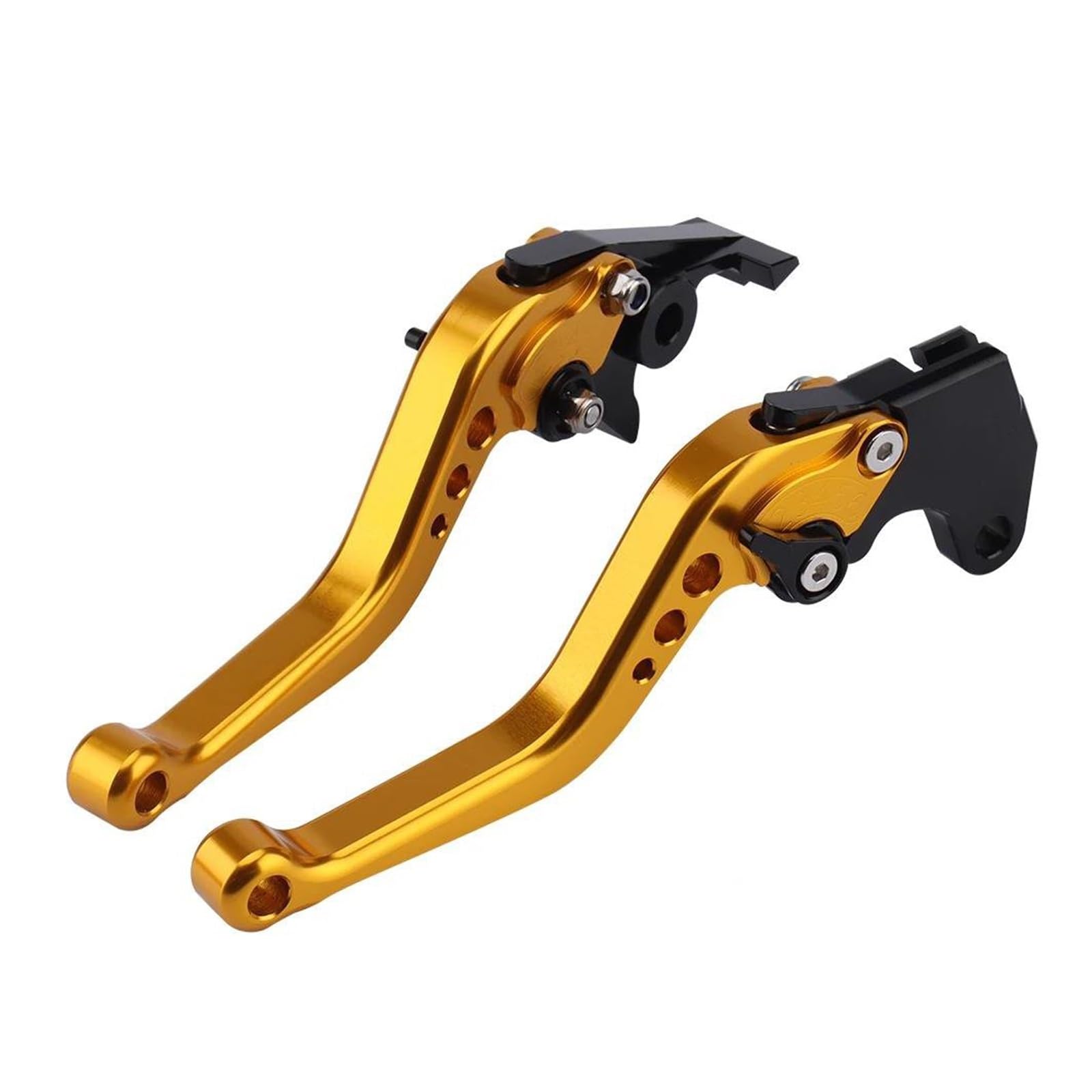 RVEVFBKBAL Motorcycle Brake Clutch Lever Handle for Ninja 650R Z650 Z900 for NINJA650R 2017-2022(Short Gold)