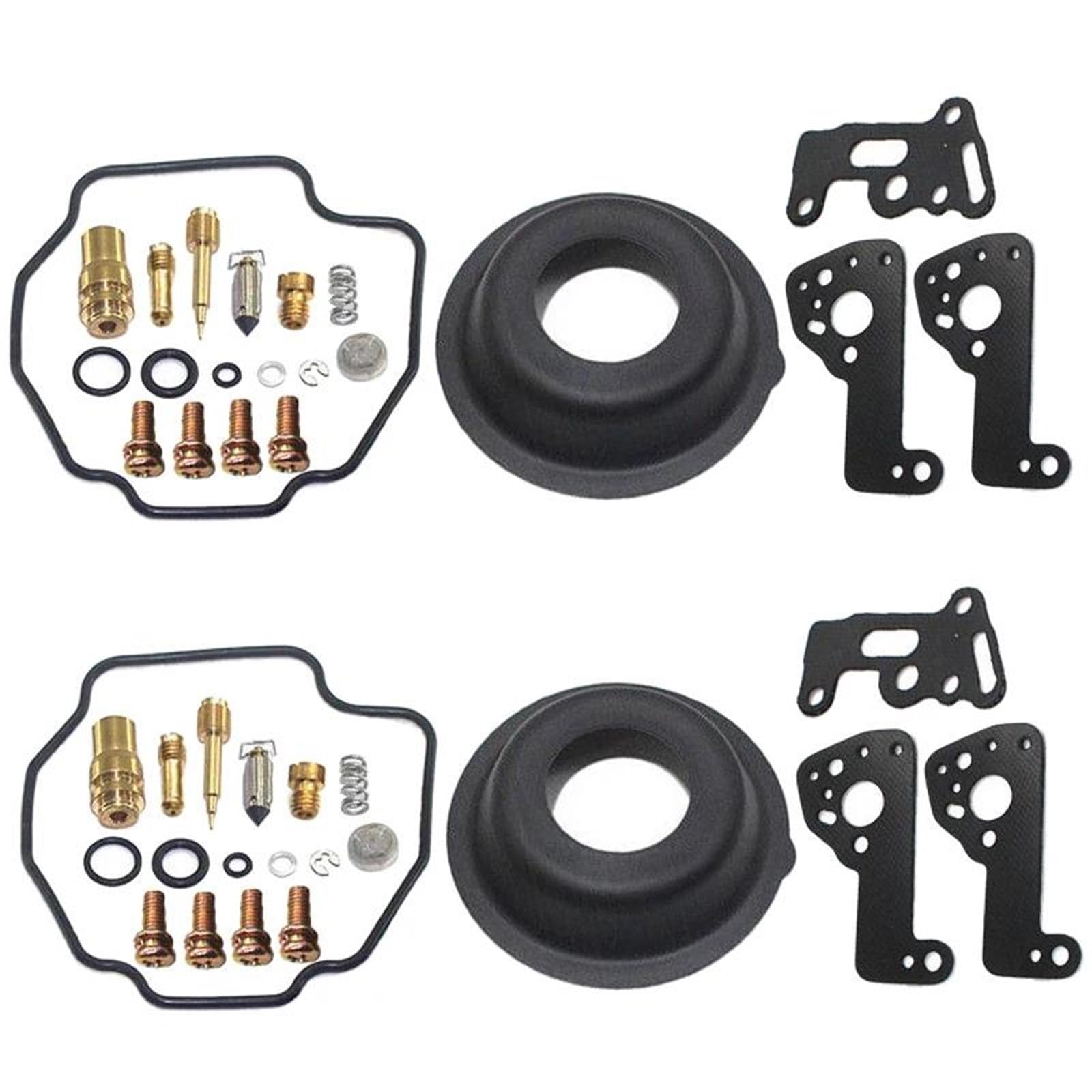 Kit de reconstrucción de carburador con diafragma doble para motos Yamaha Virago 535 6