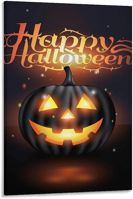 Amazon ハロウィンアートカボチャ絵画ポスター幸せ12x18inch 30x45cm ウォールステッカー オンライン通販 Amazon ハロウィンアートカボチャ絵画ポスター幸せ12x18inch 30x45cm ウォールステッカー オンライン通販