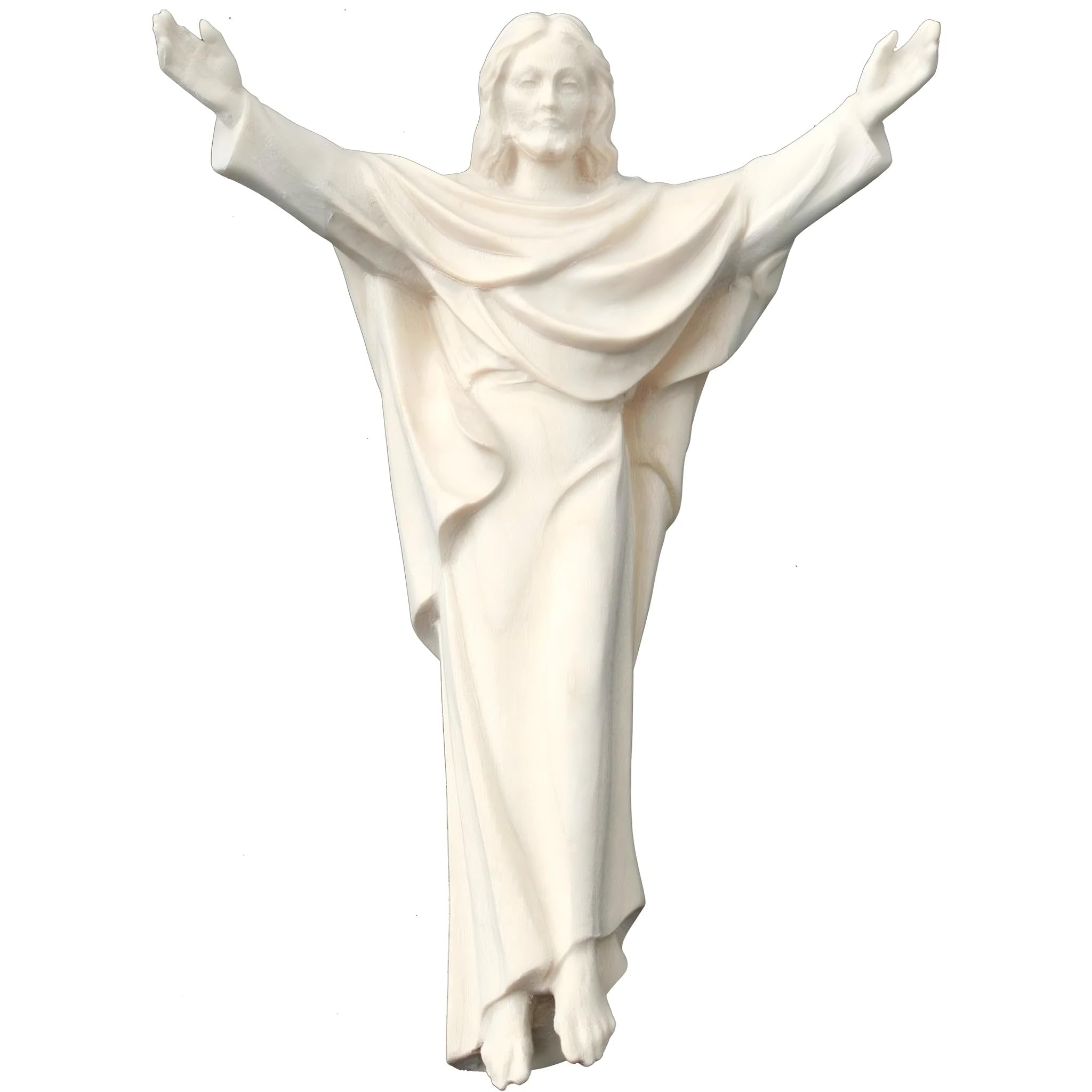 Dolfi Jezus Chrystus Król zmartwychwstały z drewna klonowego 10 cm | Naturalne drewno w Val Gardena | Figurka szopka