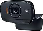 Logitech C525 Webcam - Black - USB 2.0 - 1 Pack(s) - 8 Megapixel Interpolated - 1280 x 720 Video - Auto-focus - Widescreen - Microphone