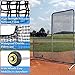 Doubleriver L Screen Baseball for Batting Cage Portable L Screen Baseball Pitching Screen 7X7FT L Screen Heavy Duty Baseball Softball Pitching Screen for Backyard with Wheels