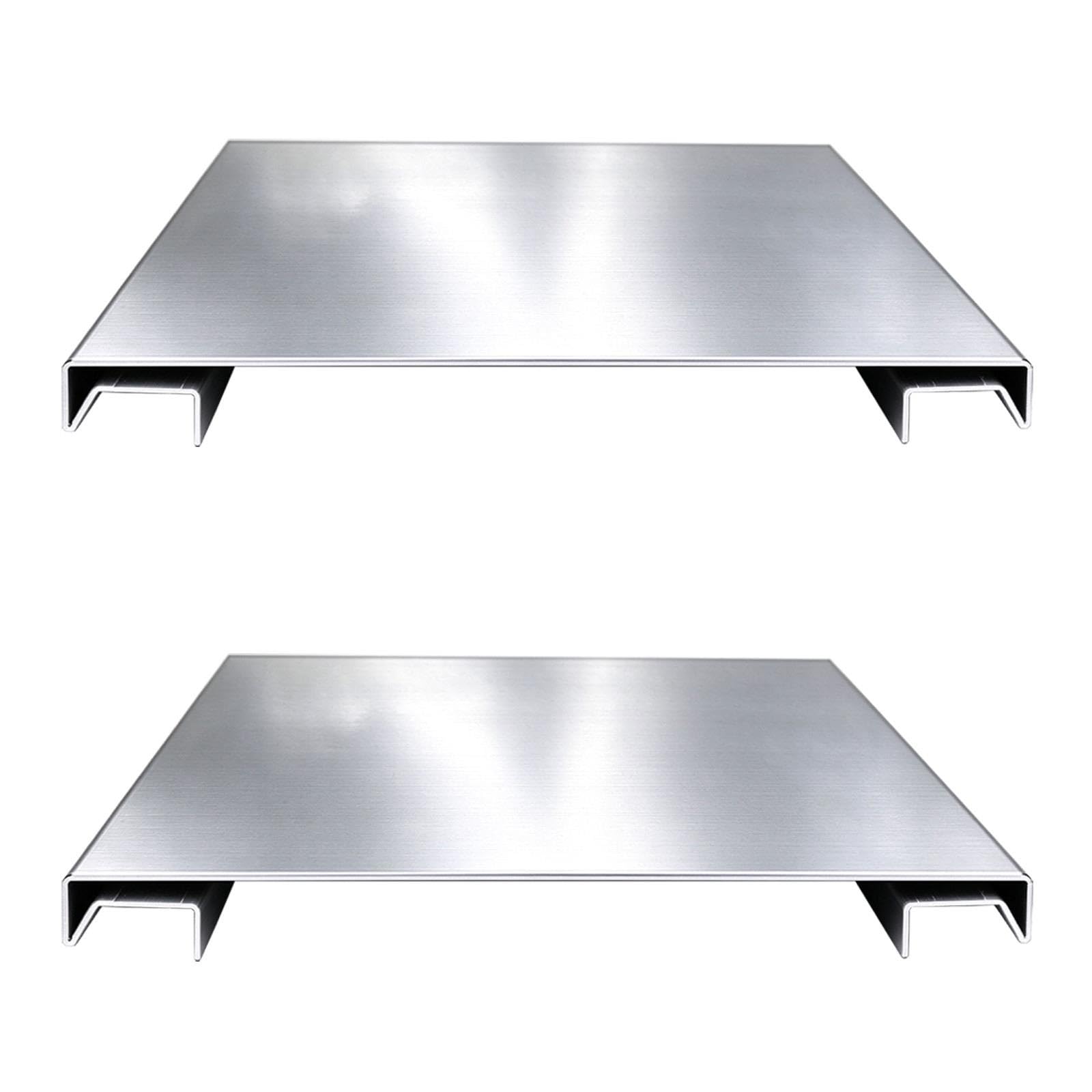 2 sztuki osłon muru z aluminium, pasuje do ścian o szerokości 12–25 cm