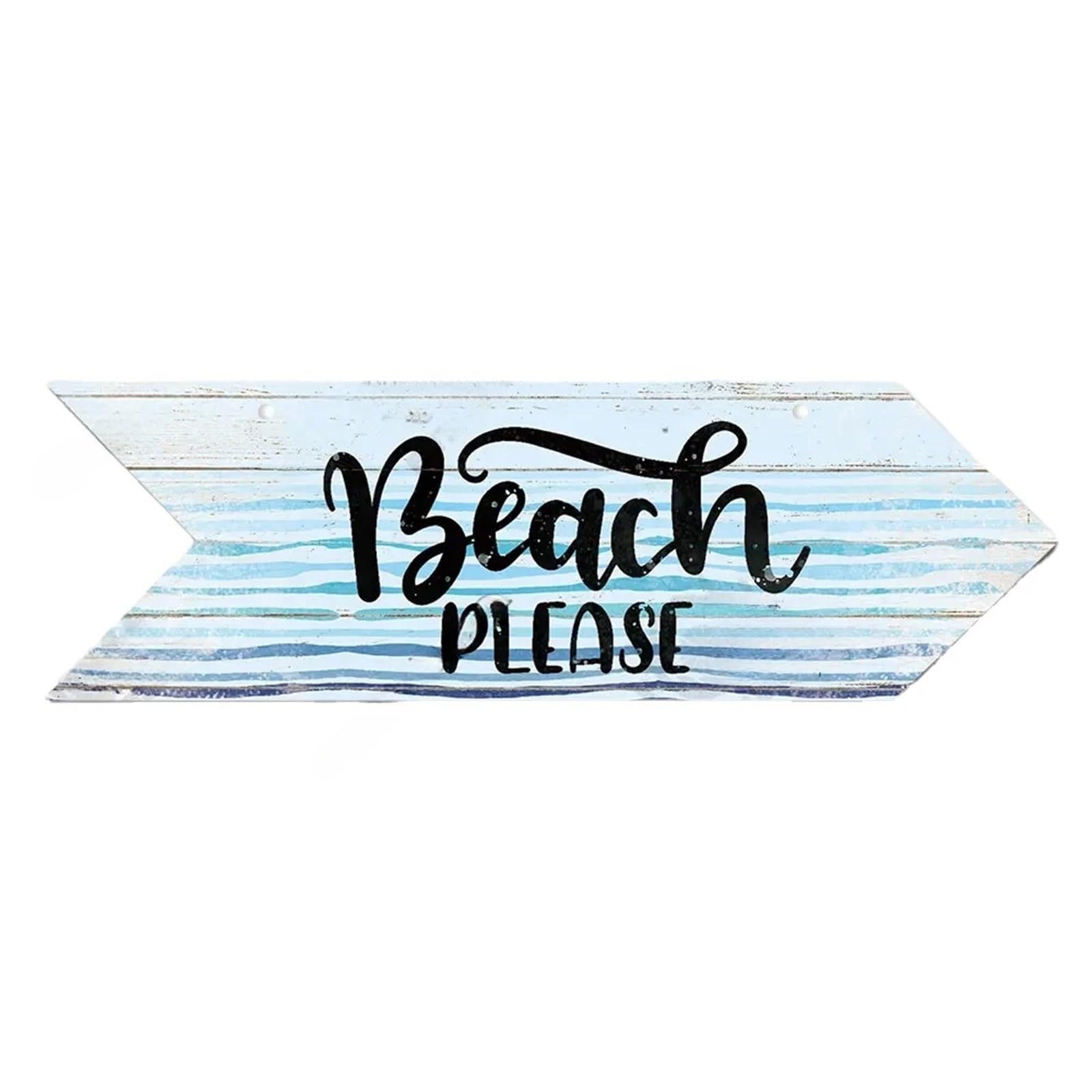 Wooden Arrows Beach Arrow Wooden Sign Seaside Road Guide Wall Decoration Indicator Hanging House Plaque Decor