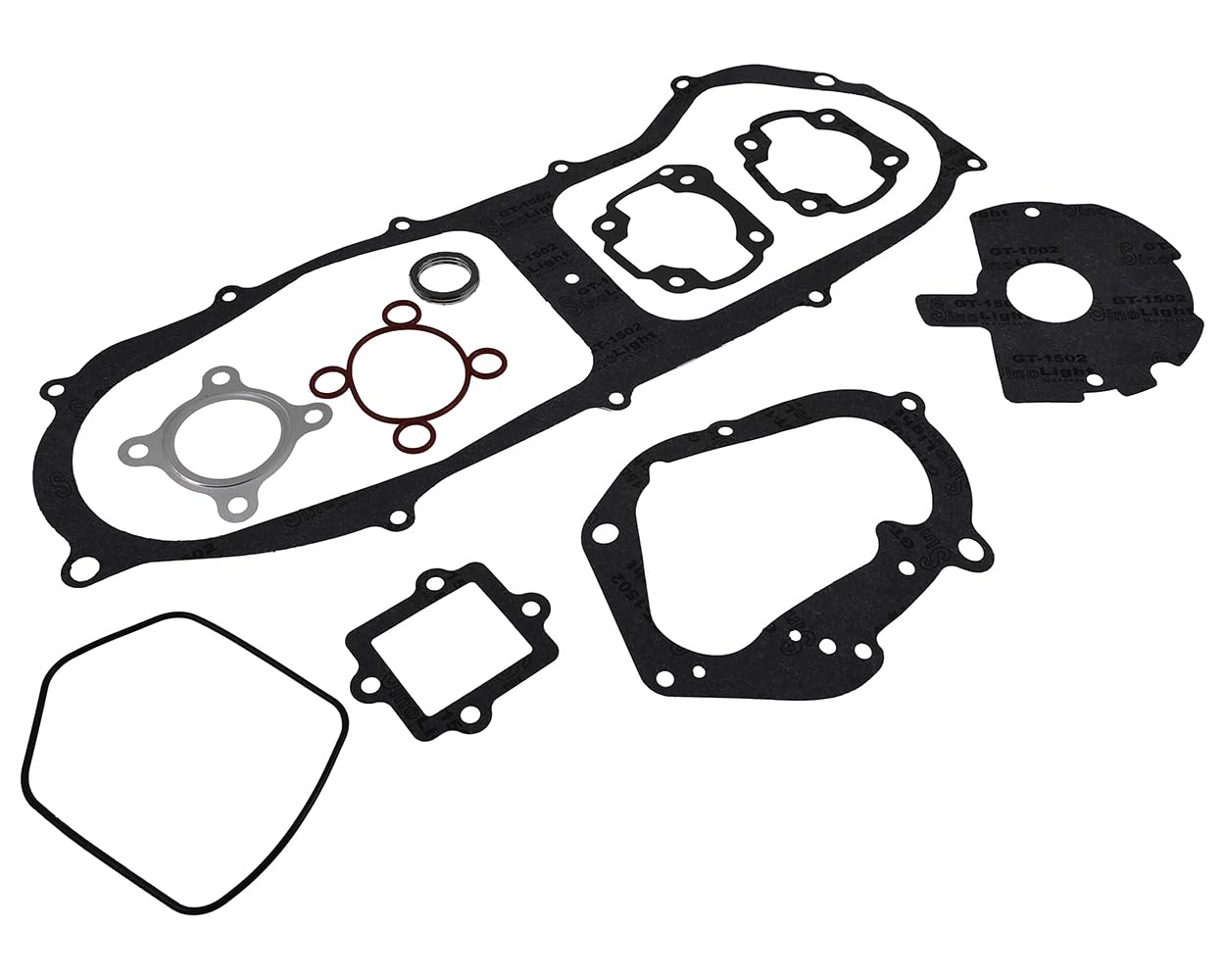 2EXTREME juntas motor Minarelli compatible con YAMAHA Aerox, Jog y Neos 50 | Kit completo de sellado para propulsor horizontal de cincuenta centímetros cúbicos, enfriado por aire o líquido; sin retenes