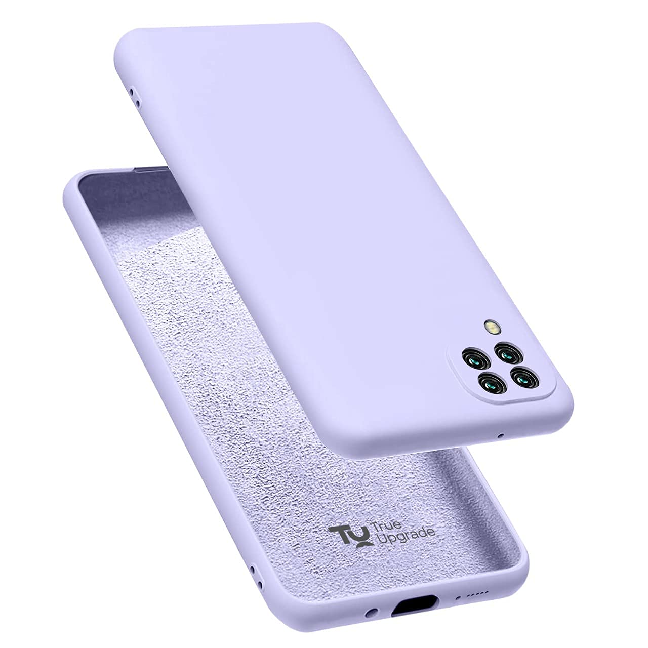TRUEUPGRADE Liquid Silicone Back Cover Case Compatible for Samsung Galaxy M12 / F12 / A12 | Microfiber Inside | 360 Degree Protection Back Case Cover for Samsung Galaxy M12 / F12 / A12 - Purple (B09P6GFTT7) Amazon Price History, Amazon Price Tracker