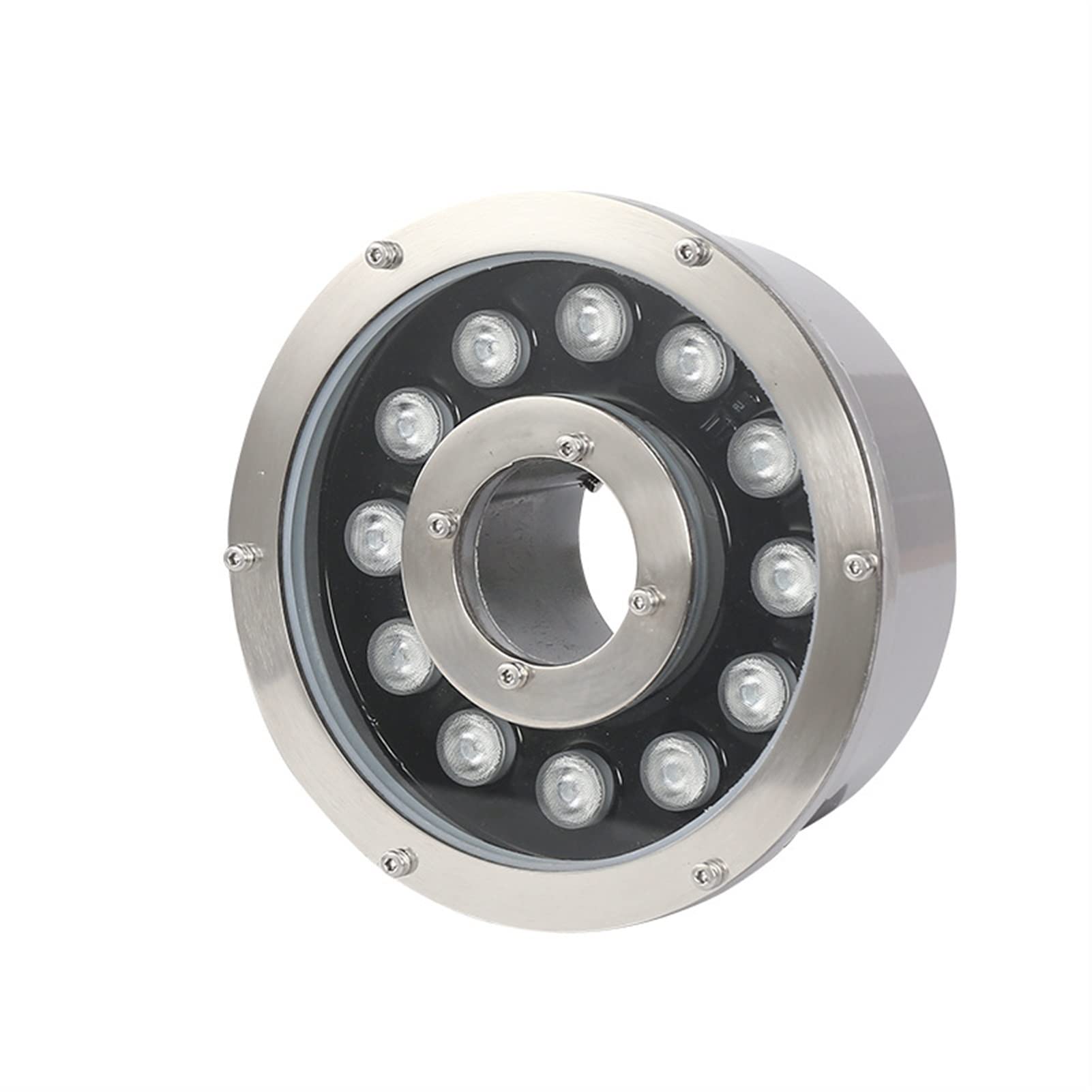LED Luci Subacquee Sommergibili Luci Piscina Bassa Tensione DC12/24V Luce della Fontana IP68 Impermeabile Acciaio Inossidabile Luci Piscina per Acquari, Fontana, Stagno, Cascata