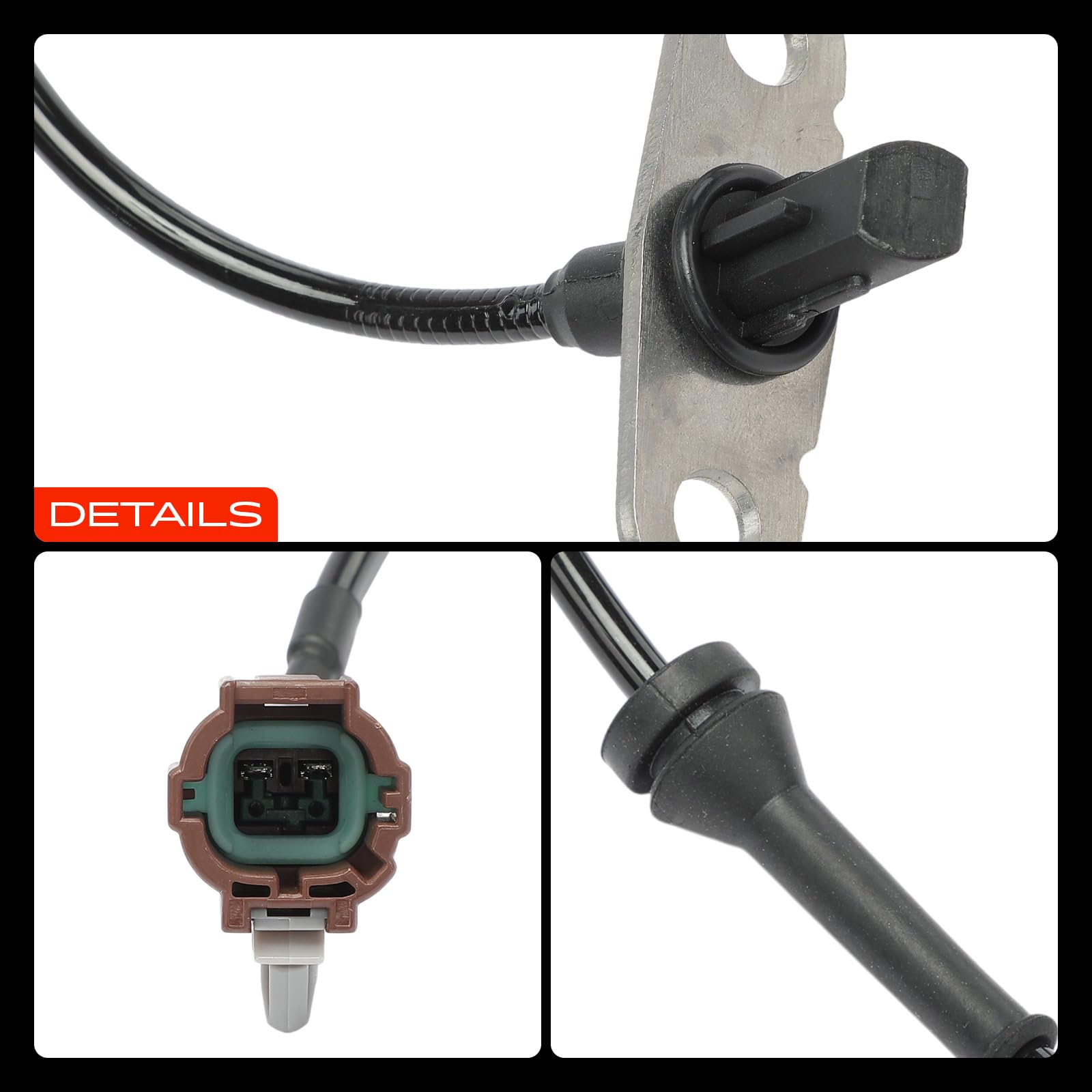 Frankberg Sensore Velocità Ruota ABS Sensore ABS ABS Speed Sensore Compatibile con NP300 Navara Pianale/Telaio D40 NP300 Navara D40 Replace# 47901-EB300