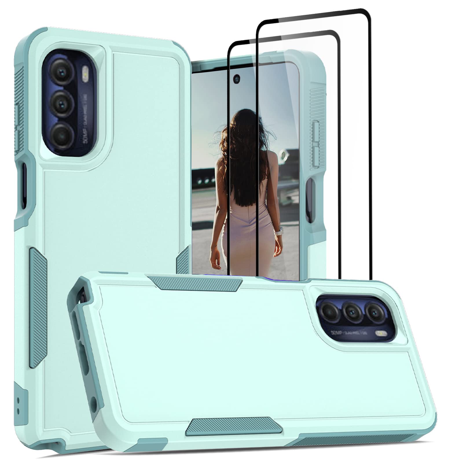 Jeylly for Moto G Stylus 5G 2022 Case, Heavy Duty Rugged Lightweight Cute Cover for Women Girls Men Boys, Shockproof Protection Case for Motorola G