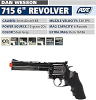 Vista 2 de ASG Dan Wesson 715 CO2 Airsoft Revólver Pistola de Airsoft
