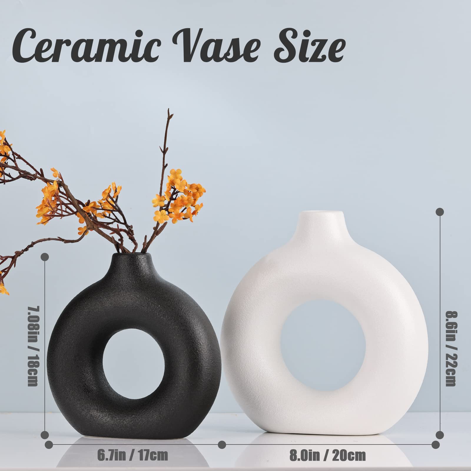 joice on the table ドーナツ 花器　２個セット joice on the table ドーナツ 花器 2個セット