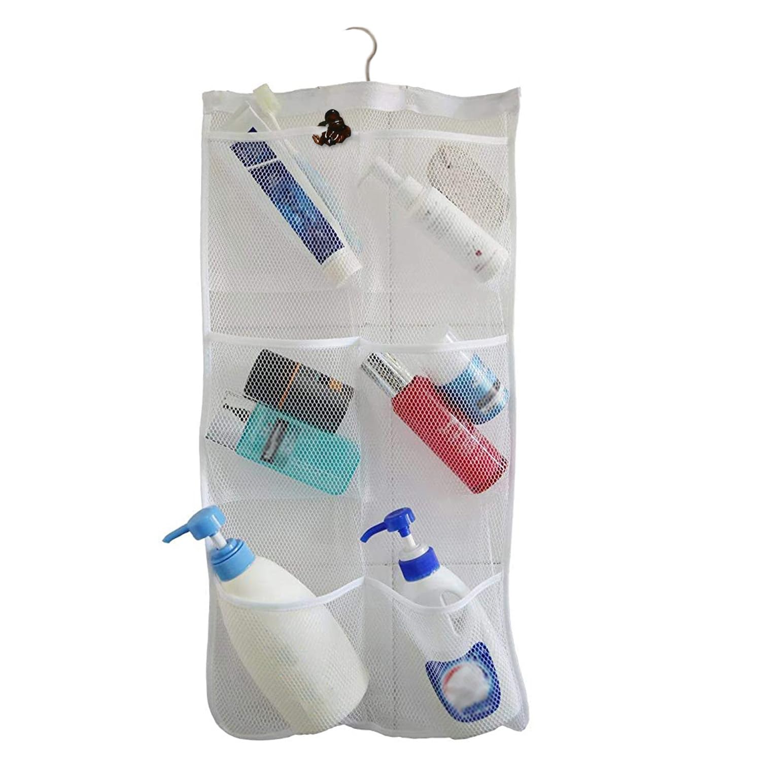 Lohas Select Quick Dry Fabric Bath Mesh Pockets Shower Organizer with 6-Pocket
