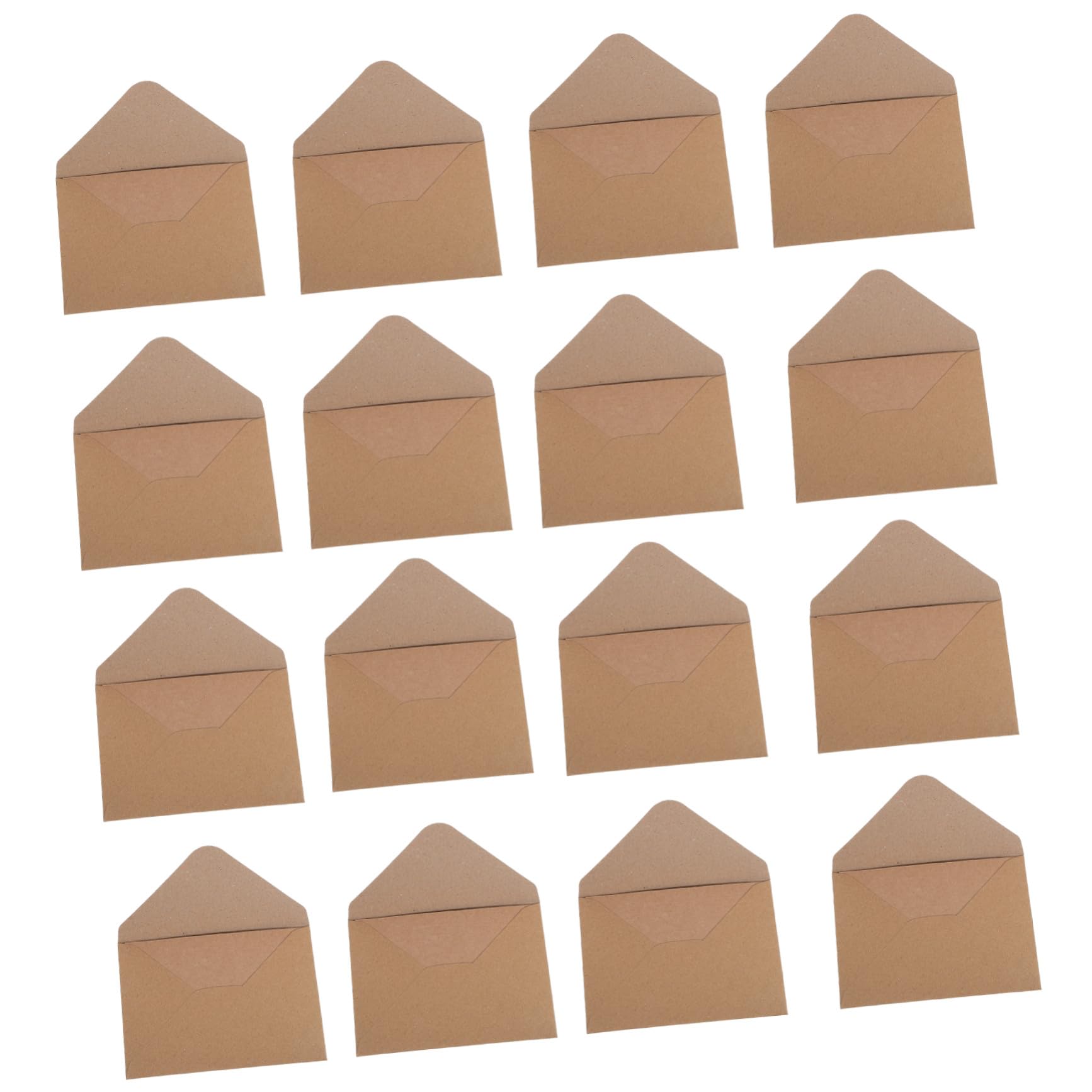 120stücke Diy-klappkarten Set Braune Postkarten Mit Umschlägen Kraftpapier Einladungskarten Zum Öffnen Wenn Notizkarten Für Hochzeitseinladungen Und Notizen