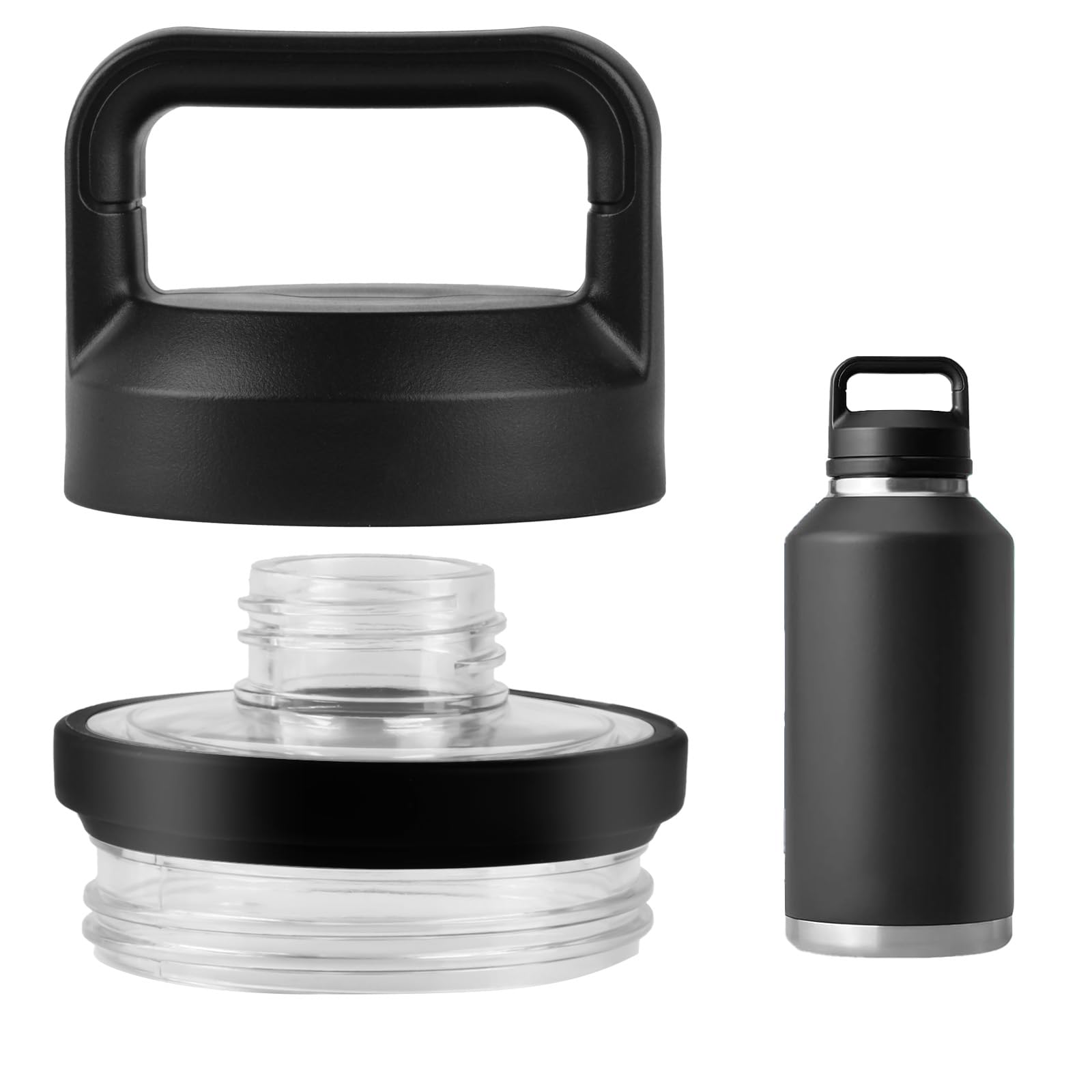 YETI Chug Cap for Rambler Bottle - Fits 18 oz, 26 oz, 36 oz, 64 oz - Water Bottle Lid Replacement