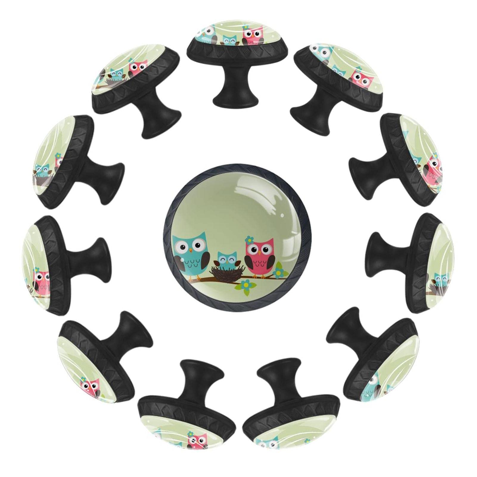 Boutons de tiroir chouette pour décorer la chambre enfant et la salle de jeux