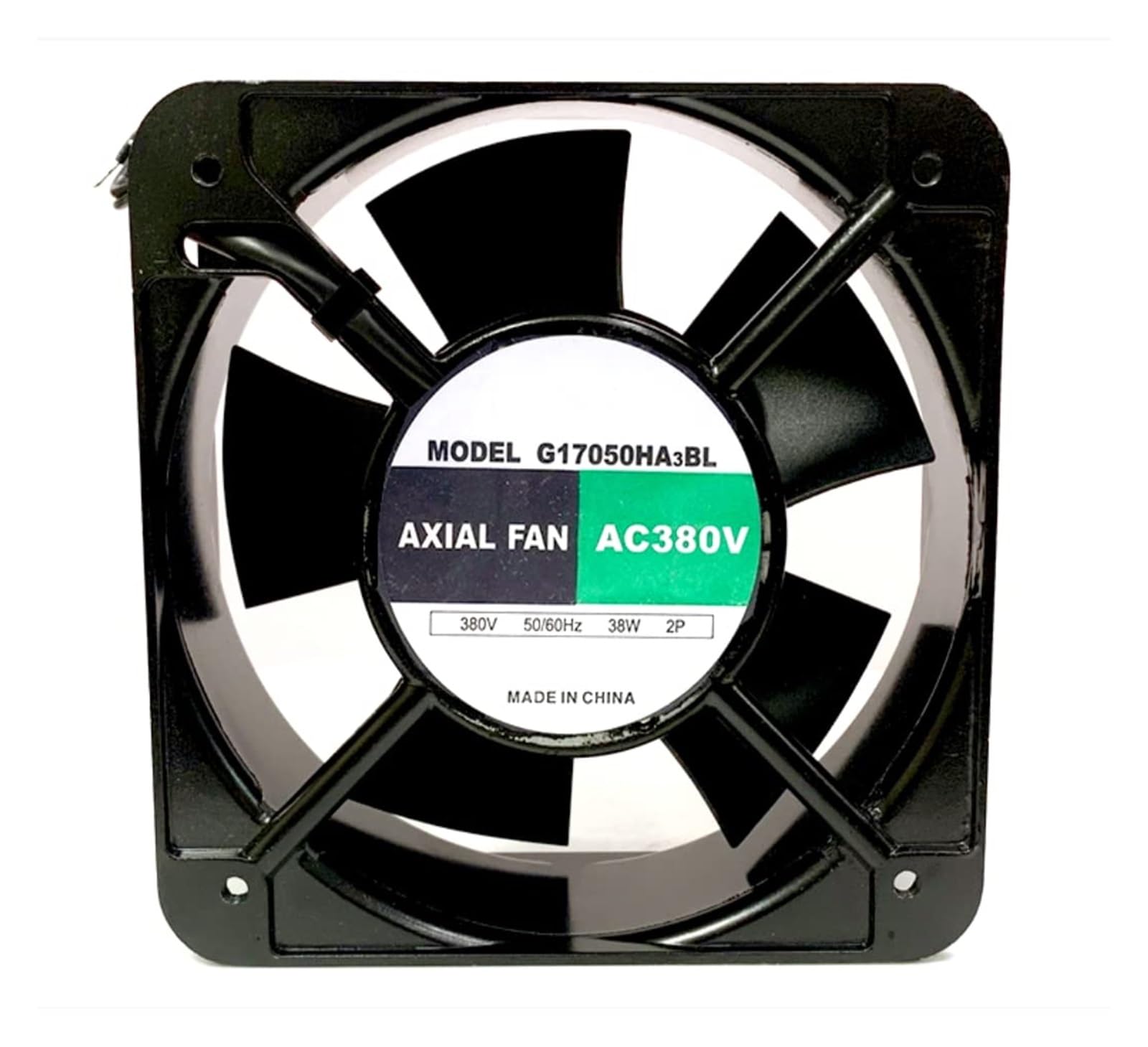 PEQYUACTE G17050HA3BL Cooling Fan AC 380V 38W 15050 15cm 150 * 150 * 50mm 50/60HZ 2 Wires