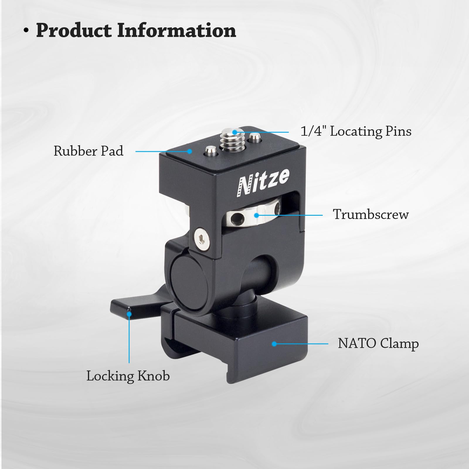 Supporto Monitor SMALLRIG 2903B Per 5' E 7' - Rotazione 360°, Inclinazione 180°, Compatibile ARRI, Per Videomaking - Foto 11