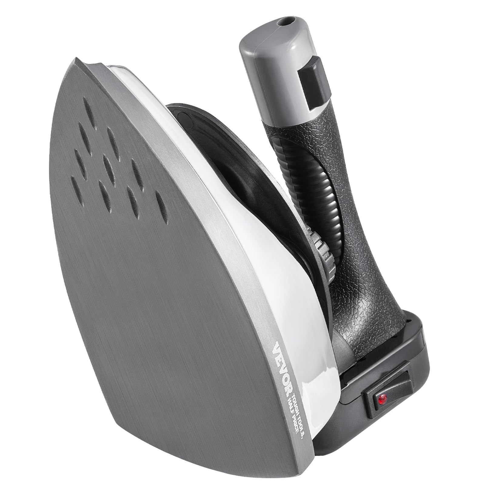 VEVOR Gravity Feed Steam Iron, 1000W Gravity Feed Iron with 3.5 L Large Capacity Tank, Demineralizer Cartridges, Non-Stick Ironing Shoe, 5 Temperature Settings, Industrial Electric Steam for Ironing — view 9