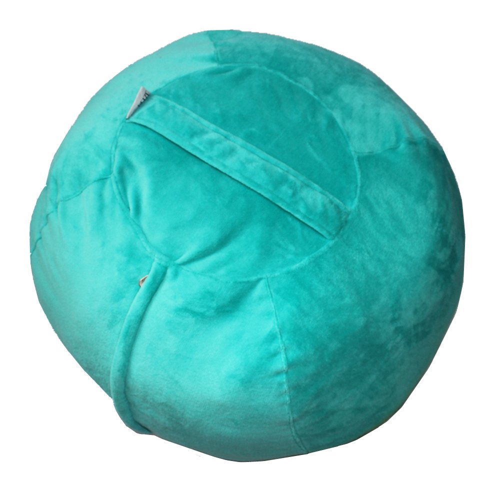 BIGZAIZE Great Touch-Feeling Soft Stuffed Animal Storage Bag Best Solution for Kids Numerous Toys27'' (Teal)