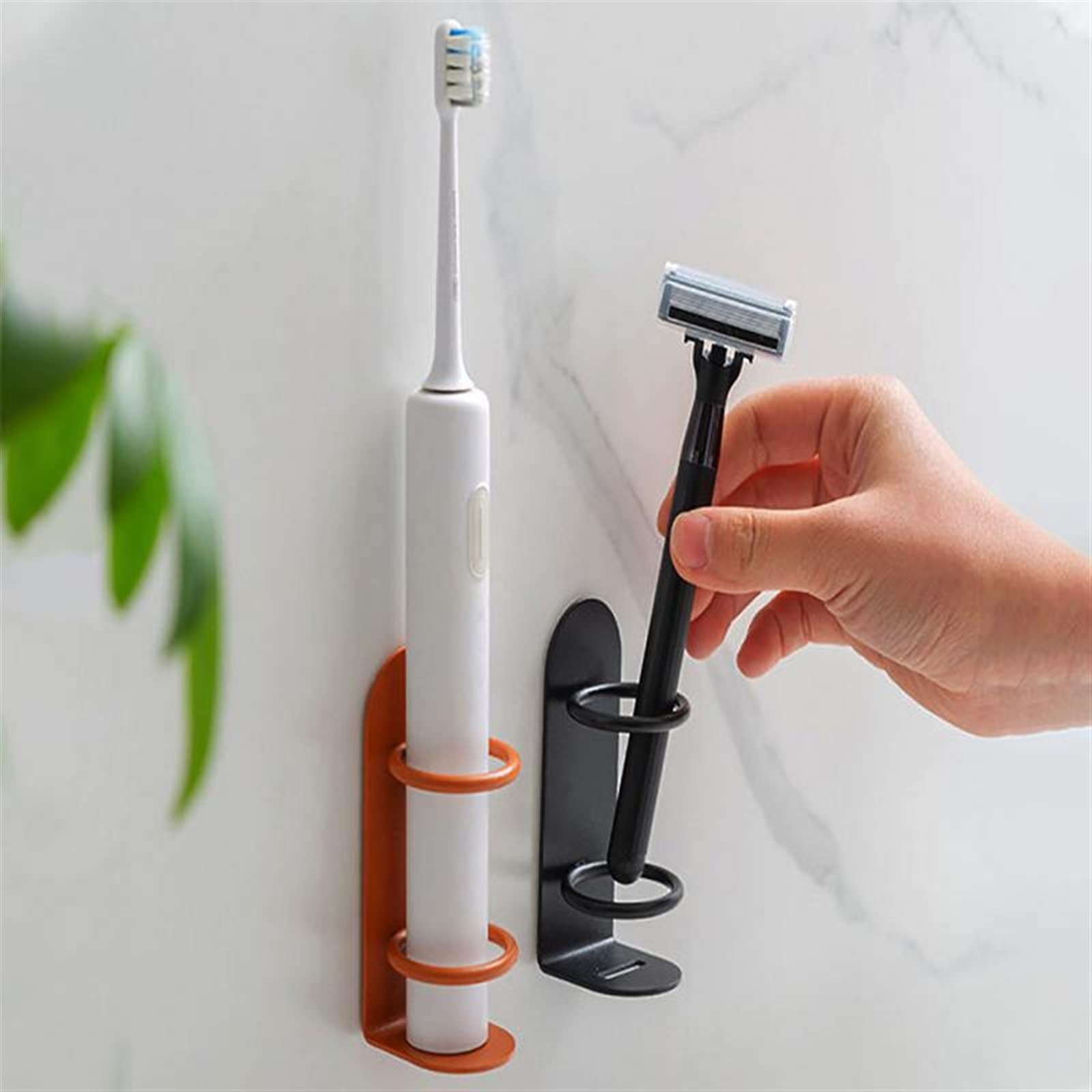Soportes for cepillos de dientes Soporte for cepillo de dientes eléctrico Baño Pasta de dientes Afeitadora Estante de almacenamiento Montaje en pared Estante for cepillo de dientes eléctrico Accesorio