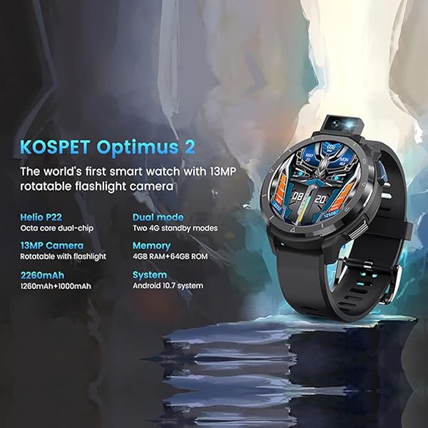 YUYAN Per KOSPET Optimus 2 Smartwatch Uomini Donne Pressione Sanguigna Monitor Del Sonno Fitness Pedometro Alta Definizione Bluetooth Call