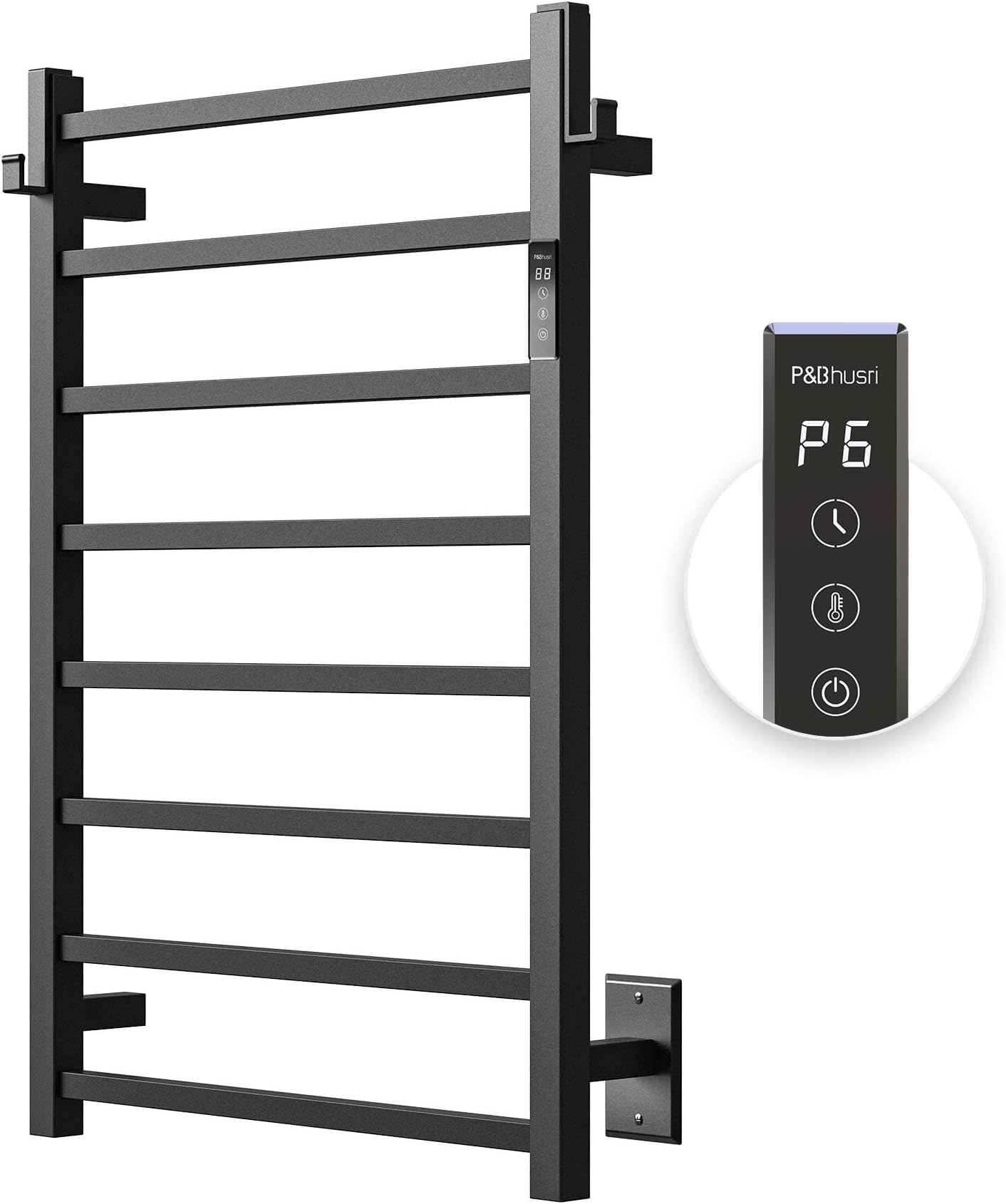 Heated Towel Rack for Bathroom Wall Mounted Electric Towel