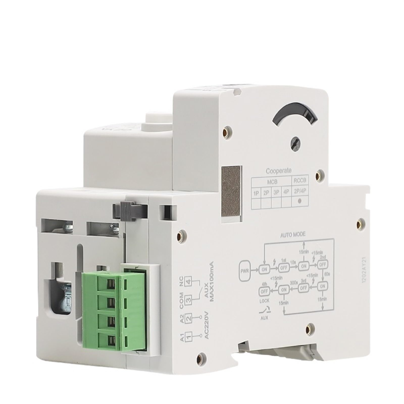 GRD9L-R Auto Recloser z Typowym RCCB RCD ELCB 40A 63A 30mA 100mA 300mA Wyłącznikem Bezpieczeństwa GRD9L-R-AC220V-AUTO(Typ A-4P-40A-30mA)