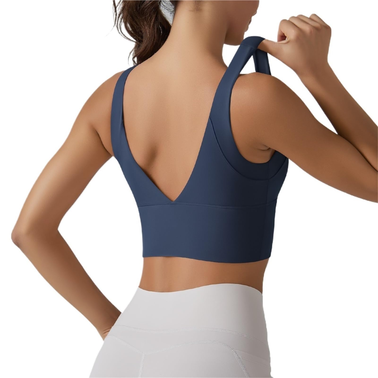 Canotta da yoga Estiva Sexy Fitness Biancheria Intima Donna Reggiseno Sportivo Push Up Running Palestra Top