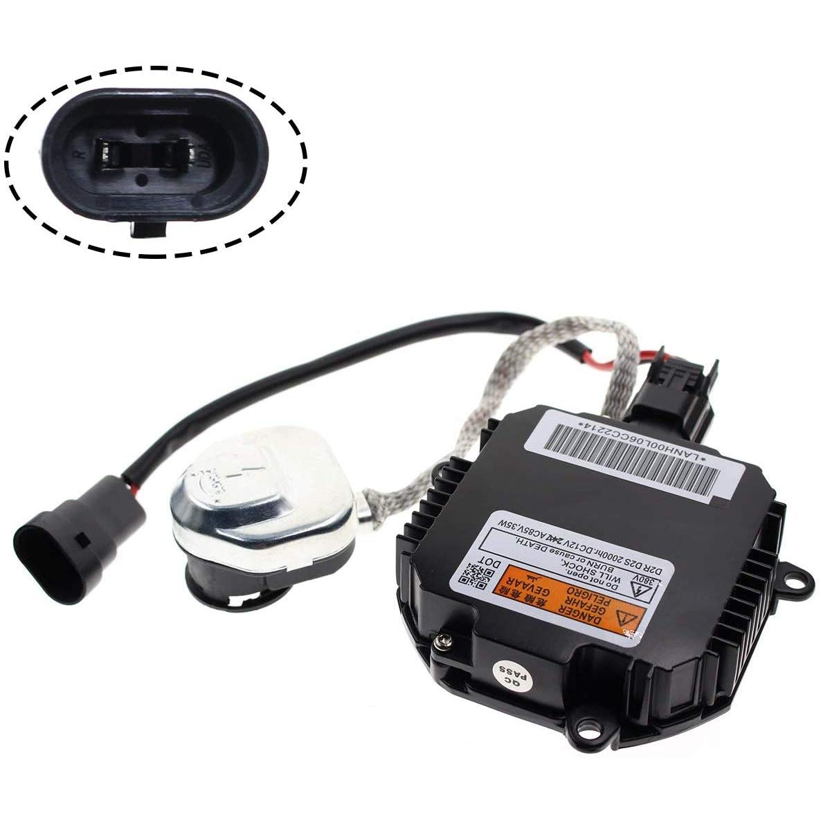 Loufy Xenon Headlight Ballast Control Unit Module con Accenditore D2R D2S Lampadina per 28474-89904