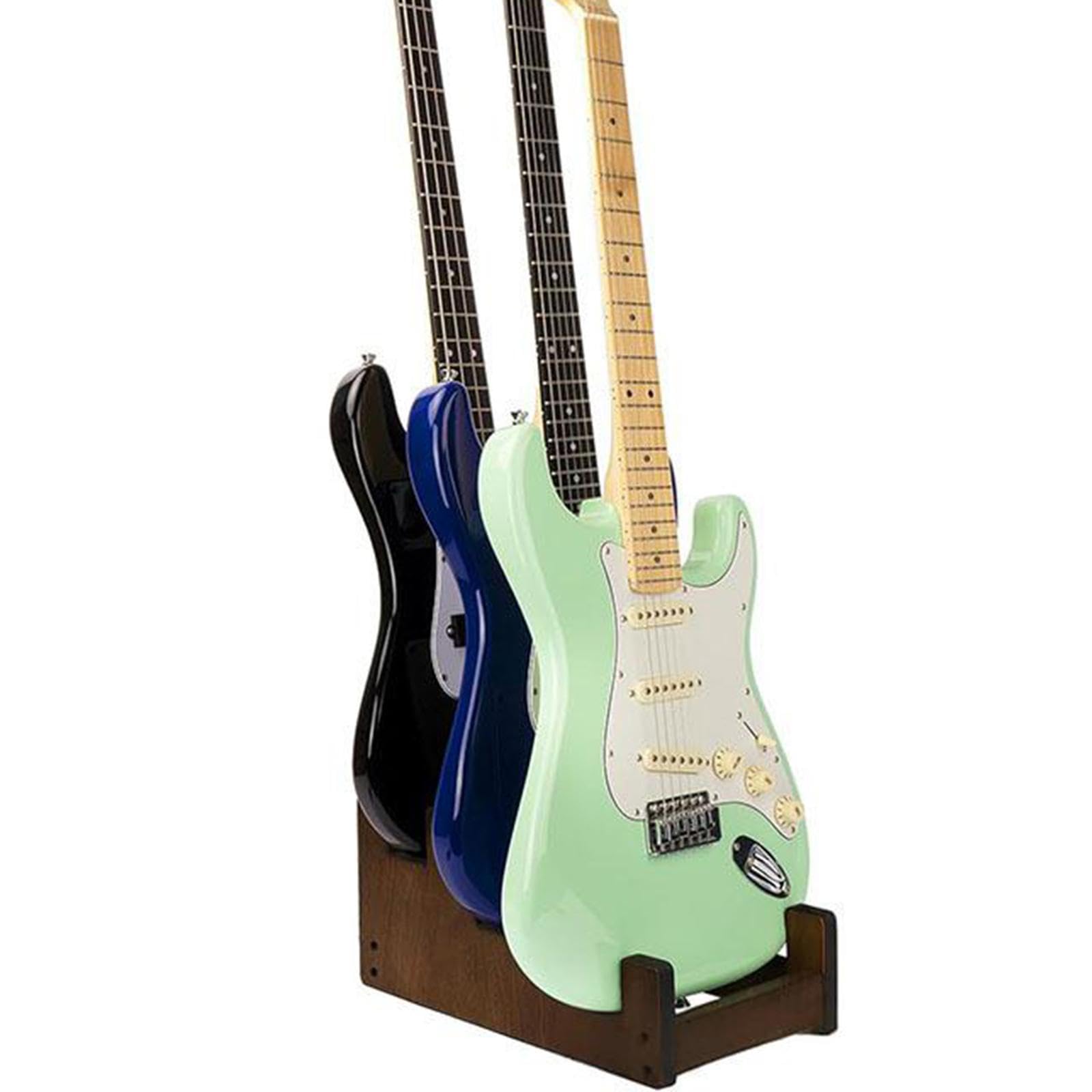 Holzständer für E Gitarren, Instrumentenhalter, Leichte Bassständer, Bodengitarrenständer für Heimauftritte, M
