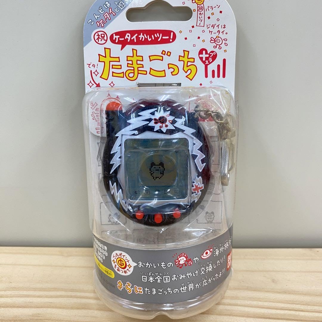 たまごっちプラス　ケータイかいツー　ぶらっくスパーク バンダイ 商品・サービスサイト | 祝ケータイかいツー