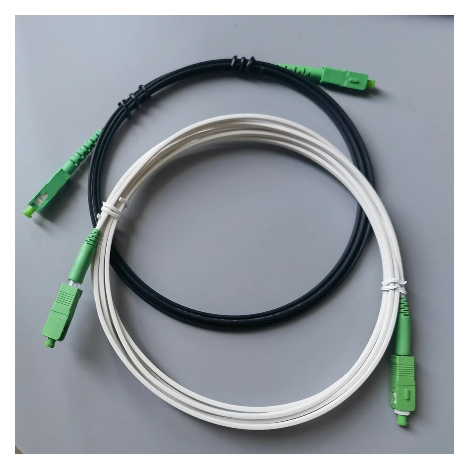 Câble de dérivation à Fibre Optique monomode SC/vers SC/ – Rallonge intérieure 2 M/3 M(Black,200cm SC/APC)